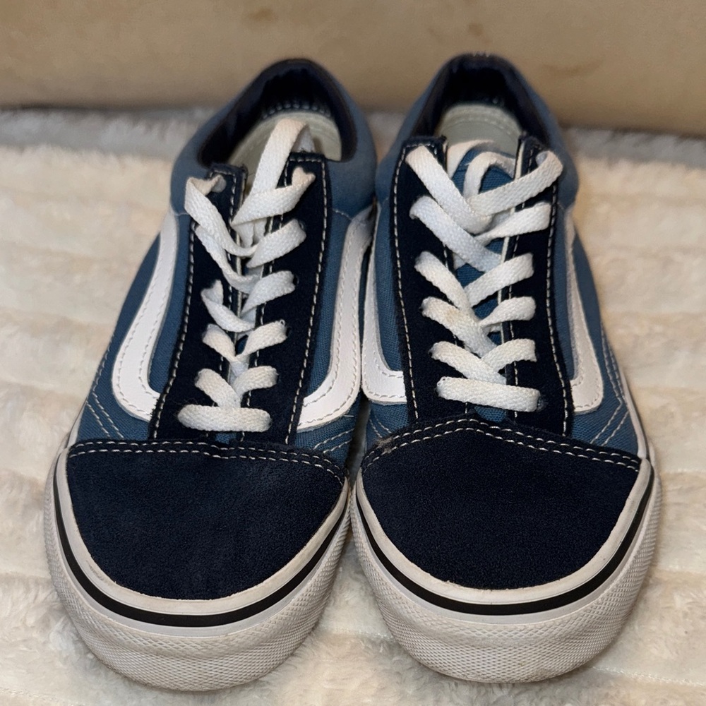 Vans Navy and Light Blue Sneakers